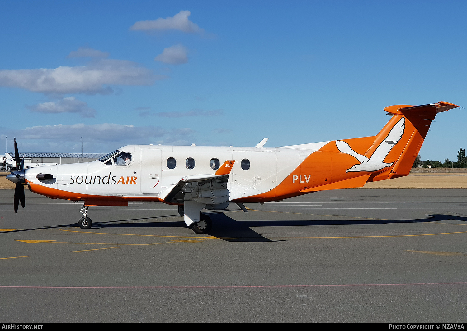 Aircraft Photo of ZK-PLV | Pilatus PC-12/45 | Sounds Air | AirHistory.net #715764