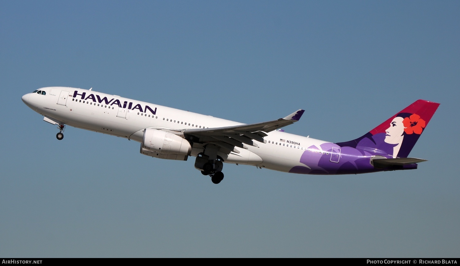 Aircraft Photo of N390HA | Airbus A330-243 | Hawaiian Airlines | AirHistory.net #715792
