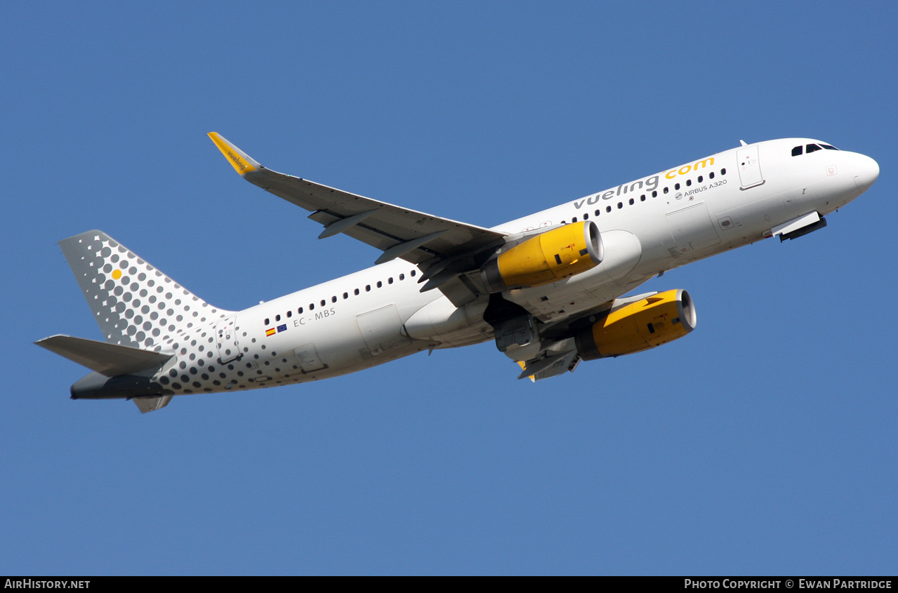 Aircraft Photo of EC-MBS | Airbus A320-214 | Vueling Airlines | AirHistory.net #715813