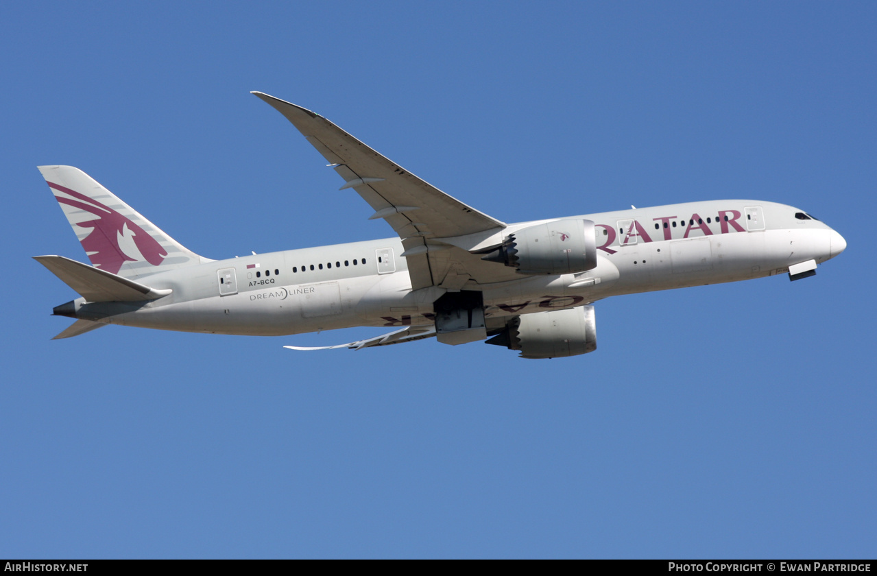 Aircraft Photo of A7-BCQ | Boeing 787-8 Dreamliner | Qatar Airways | AirHistory.net #715831