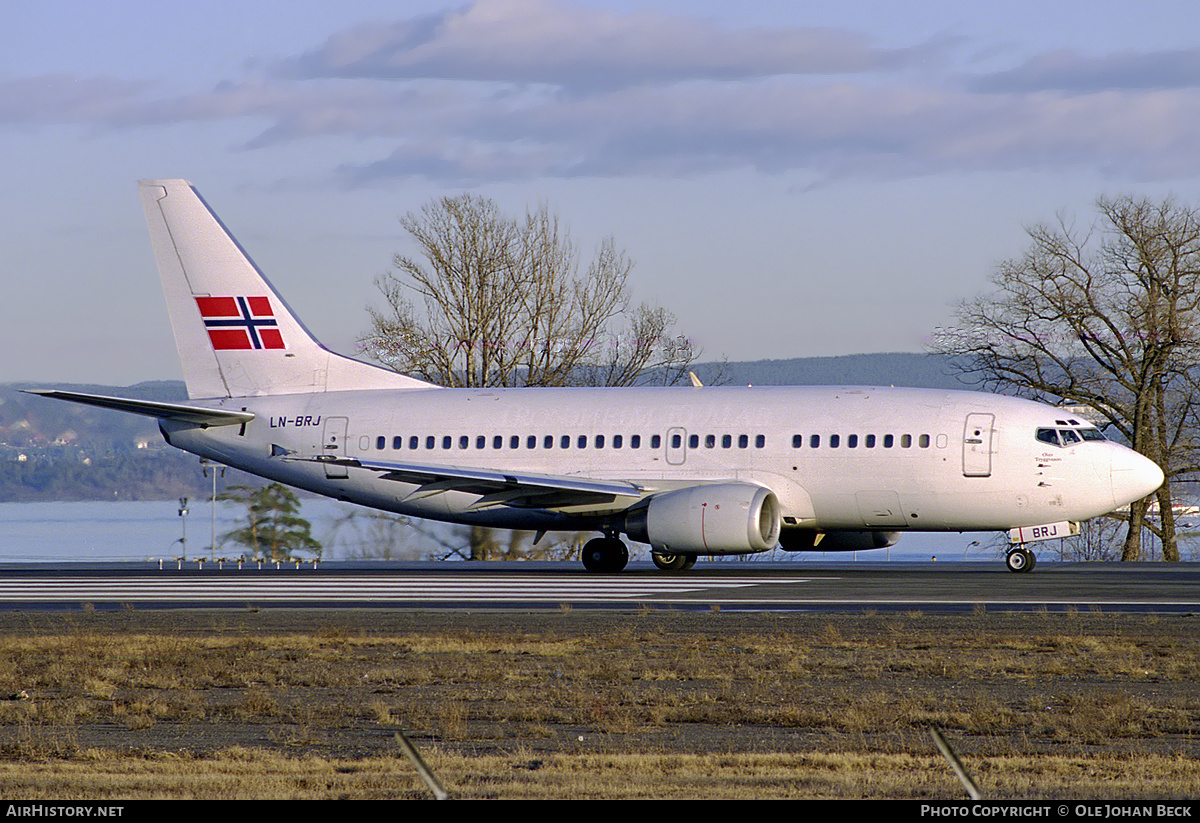 Aircraft Photo of LN-BRJ | Boeing 737-505 | Braathens SAFE | AirHistory.net #715842