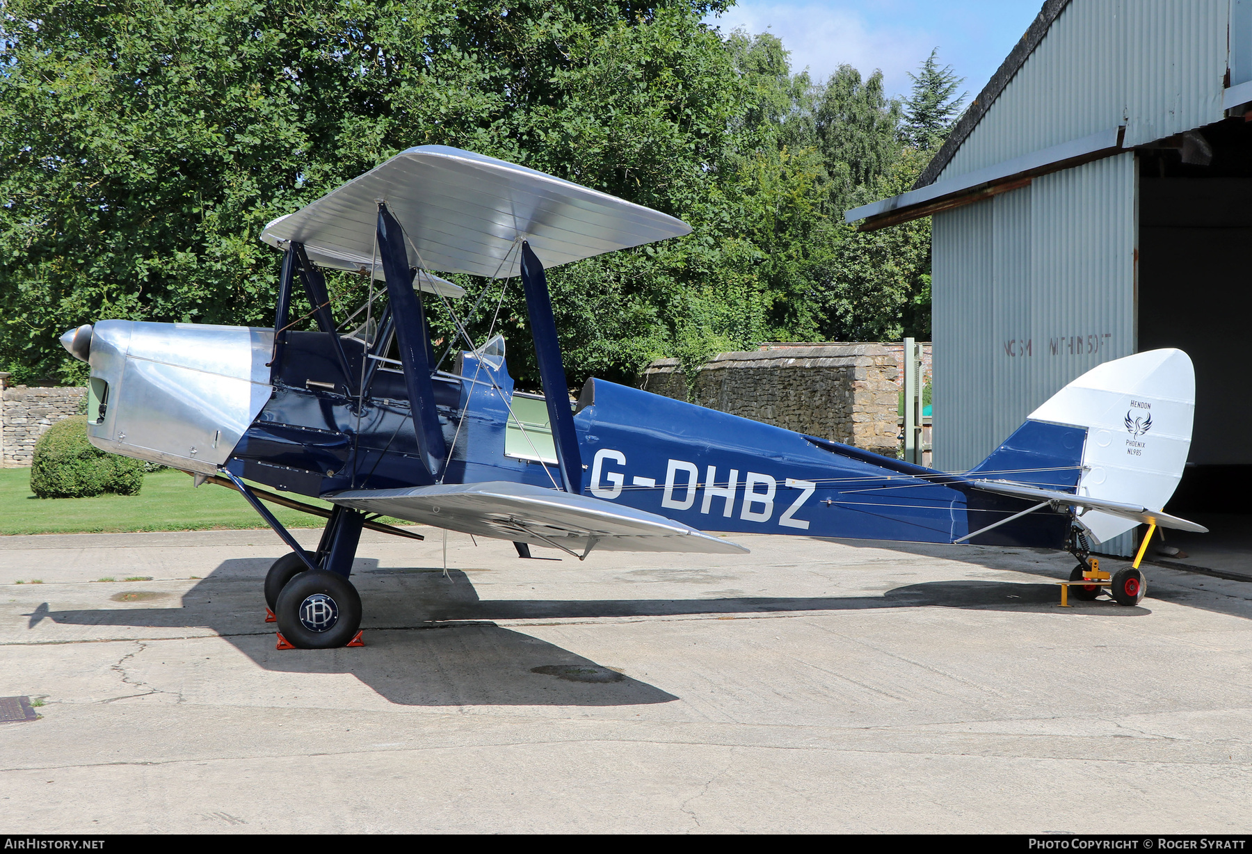 Aircraft Photo of G-DHBZ / NL985 | De Havilland D.H. 82A Tiger Moth | AirHistory.net #715855