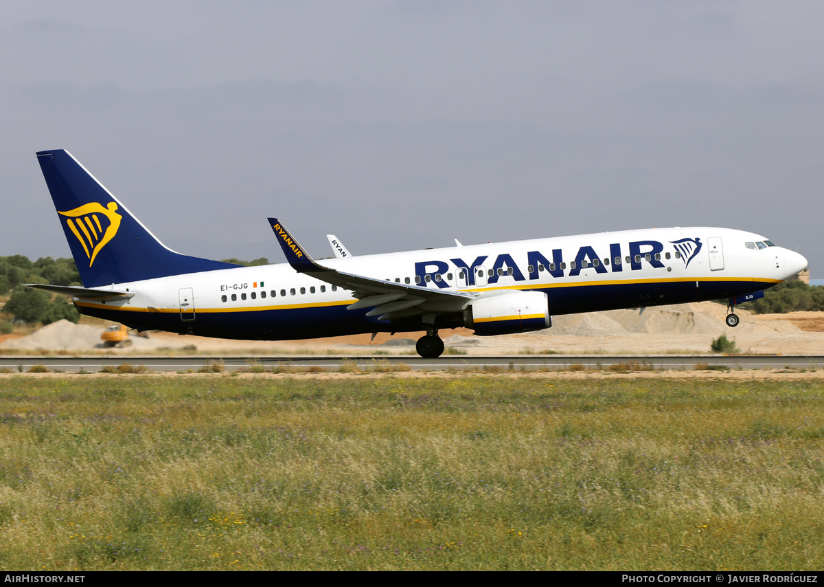 Aircraft Photo of EI-GJG | Boeing 737-8AS | Ryanair | AirHistory.net #715891