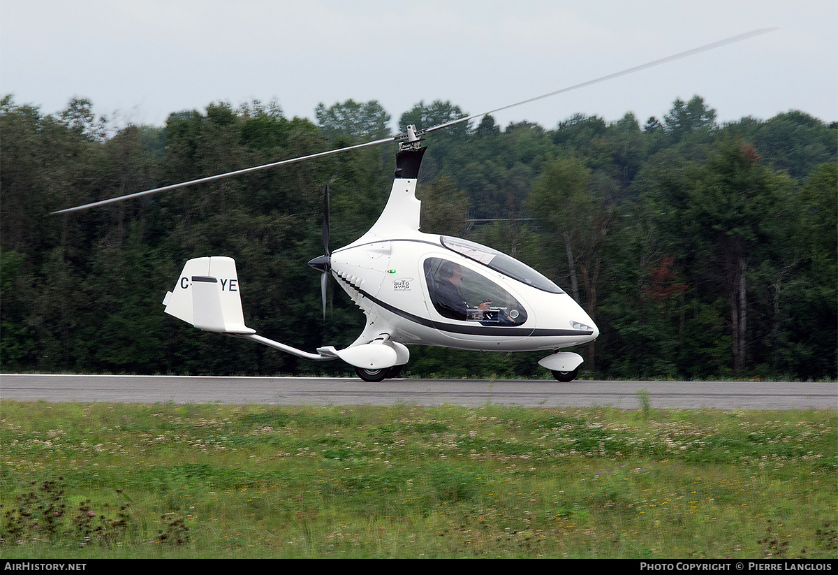 Aircraft Photo of C-FGYE | AutoGyro Cavalon | AirHistory.net #715945