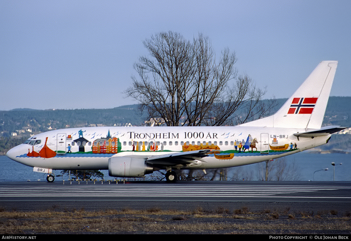 Aircraft Photo of LN-BRJ | Boeing 737-505 | Braathens SAFE | AirHistory.net #716006