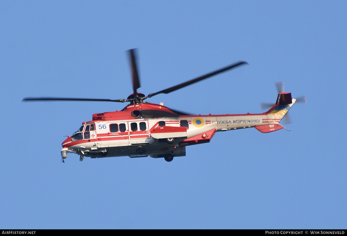 Aircraft Photo of 56 blue | Eurocopter EC-225LP Super Puma Mk2+ | Ukraine - Rescue Service | AirHistory.net #716019