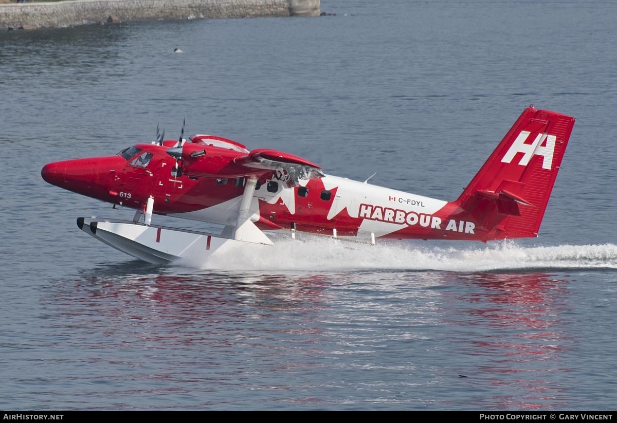 Aircraft Photo of C-FDYL | De Havilland Canada DHC-6-300 Twin Otter | Harbour Air | AirHistory.net #716028