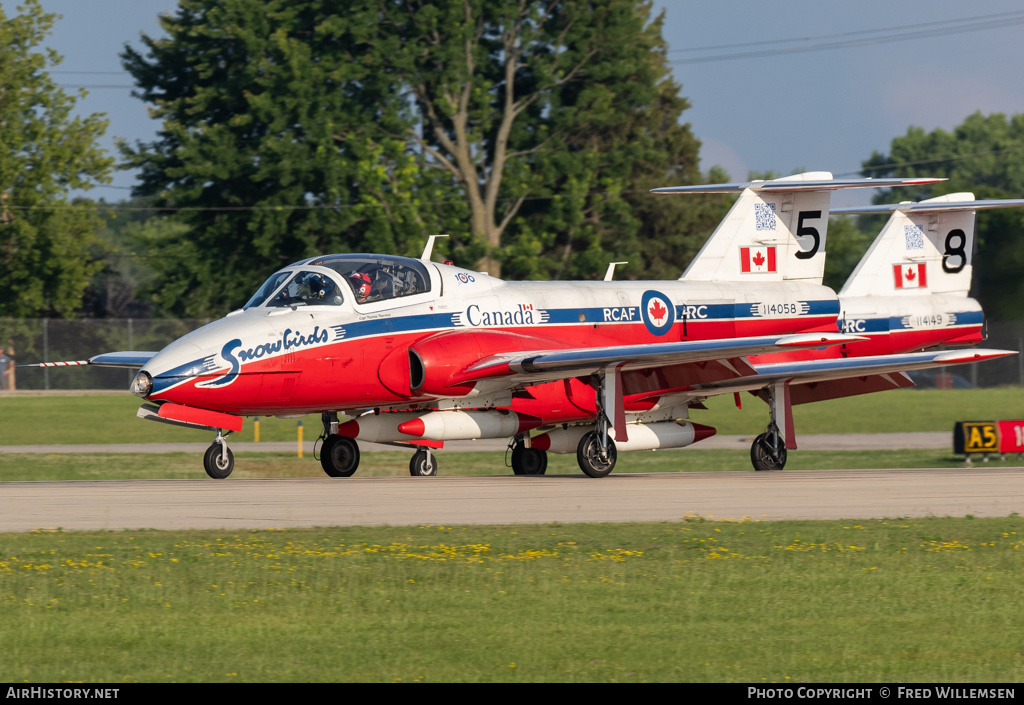 Aircraft Photo of 114058 | Canadair CT-114 Tutor (CL-41A) | Canada - Air Force | AirHistory.net #716032