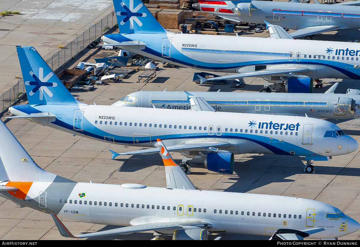Aircraft Photo of N223WG | Airbus A320-214 | Interjet | AirHistory.net #716037