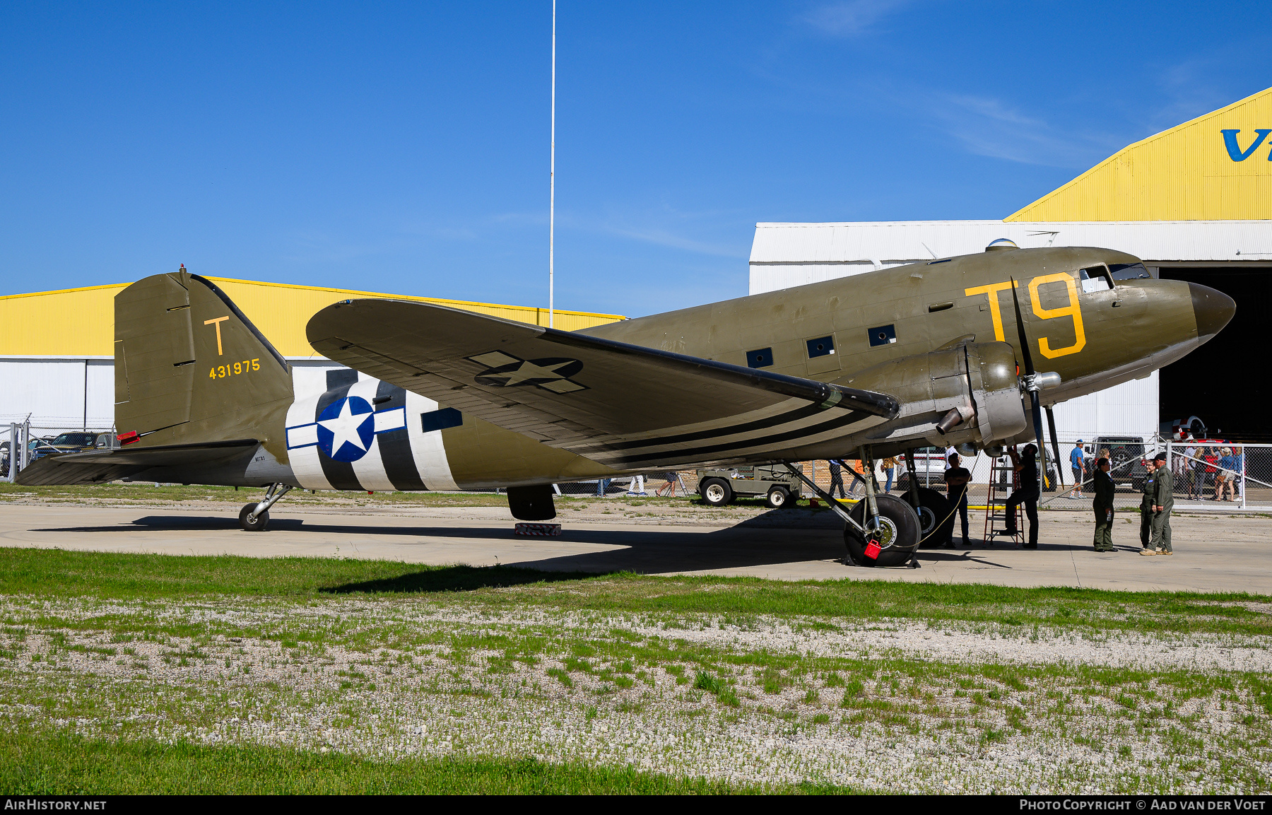 Aircraft Photo of N87745 / 43-1975 | Douglas DC-3-G202A | USA - Air Force | AirHistory.net #716040