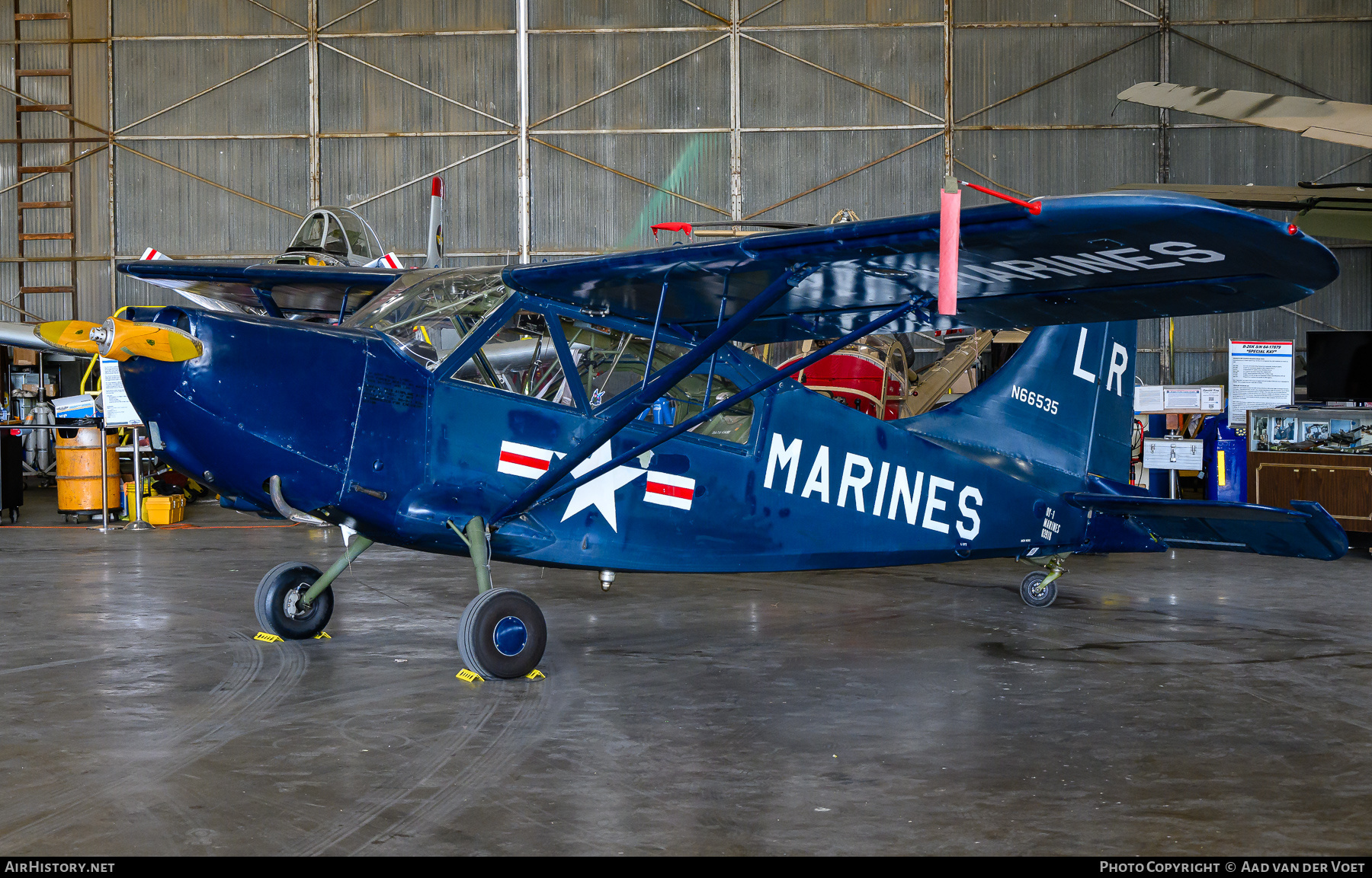 Aircraft Photo of N66535 / 03918 | Stinson L-5E Sentinel | USA - Marines | AirHistory.net #716042