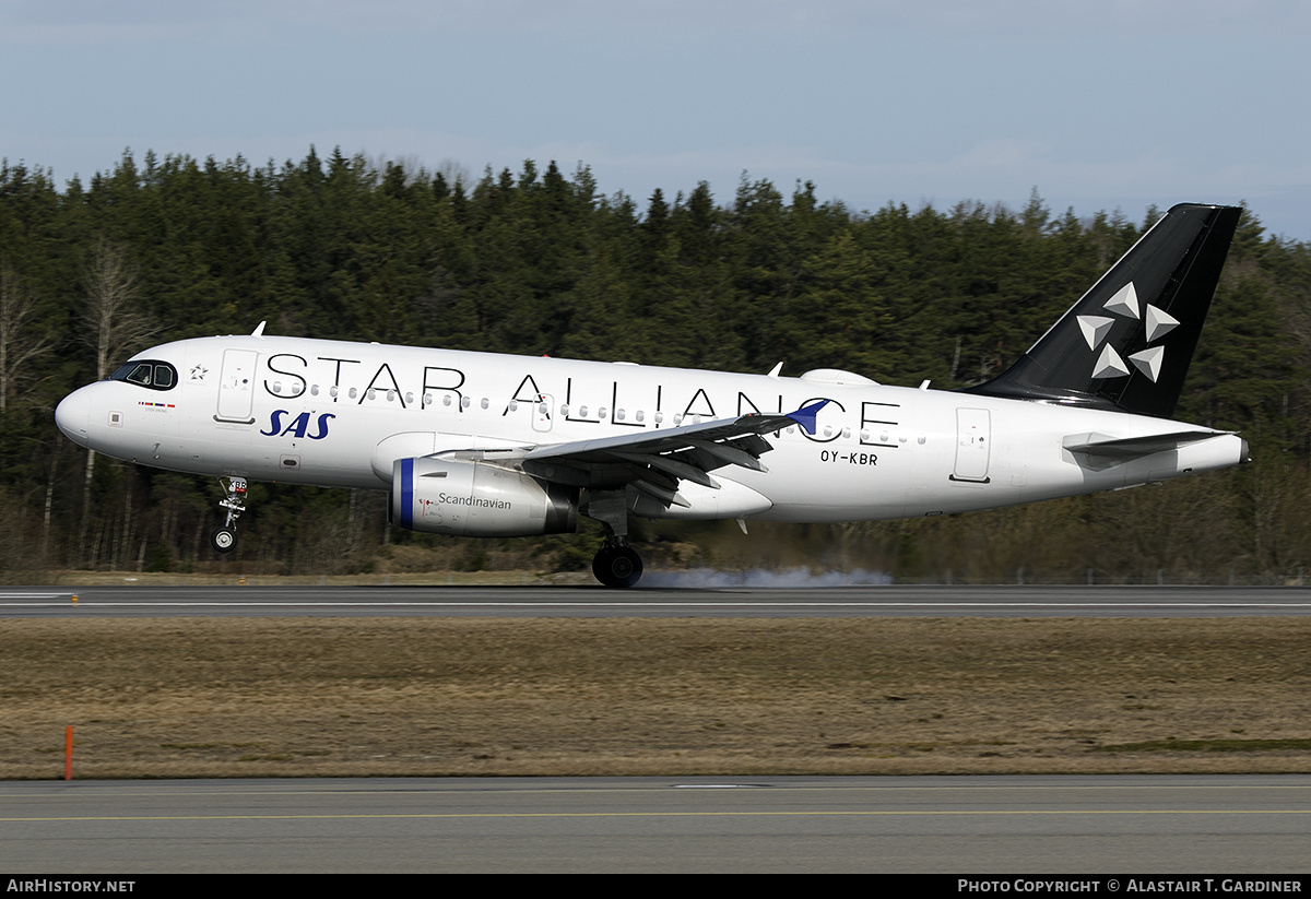 Aircraft Photo of OY-KBR | Airbus A319-131 | Scandinavian Airlines - SAS | AirHistory.net #716079