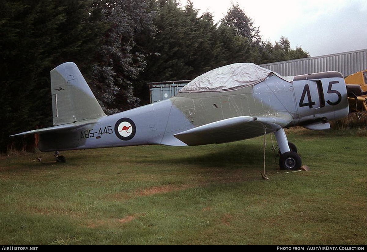Aircraft Photo of ZK-JJG / A85-445 | Commonwealth CA-25 Winjeel | Australia - Air Force | AirHistory.net #716090