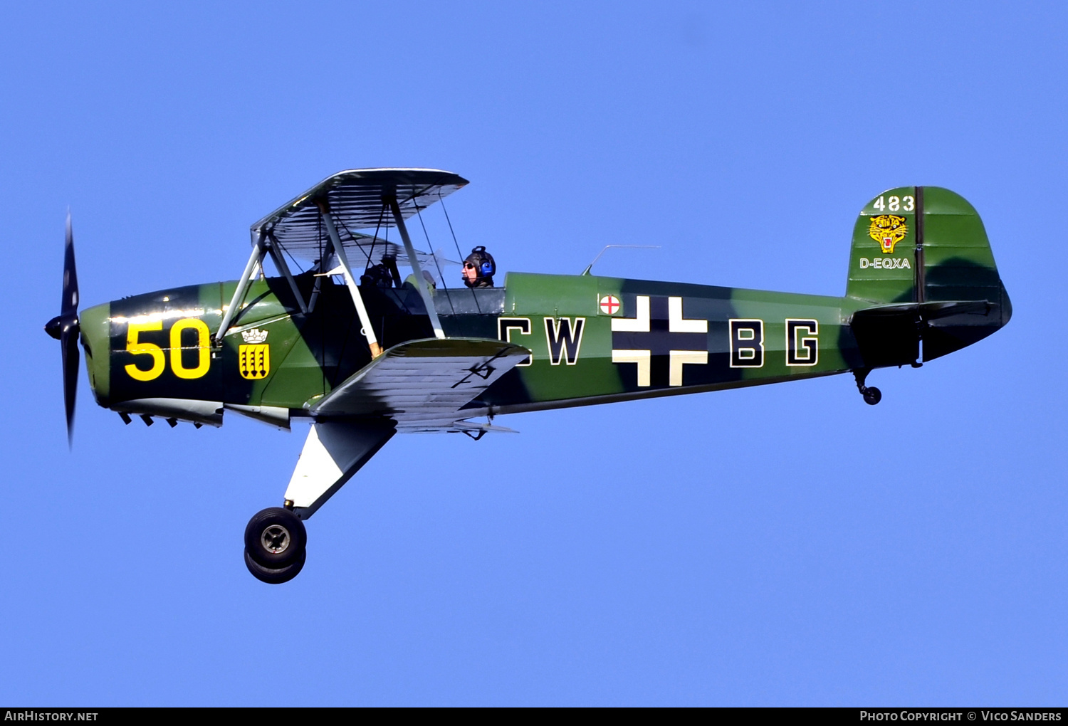 Aircraft Photo of D-EQXA / 483 | CASA 1.131E Jungmann | Germany - Air Force | AirHistory.net #716122