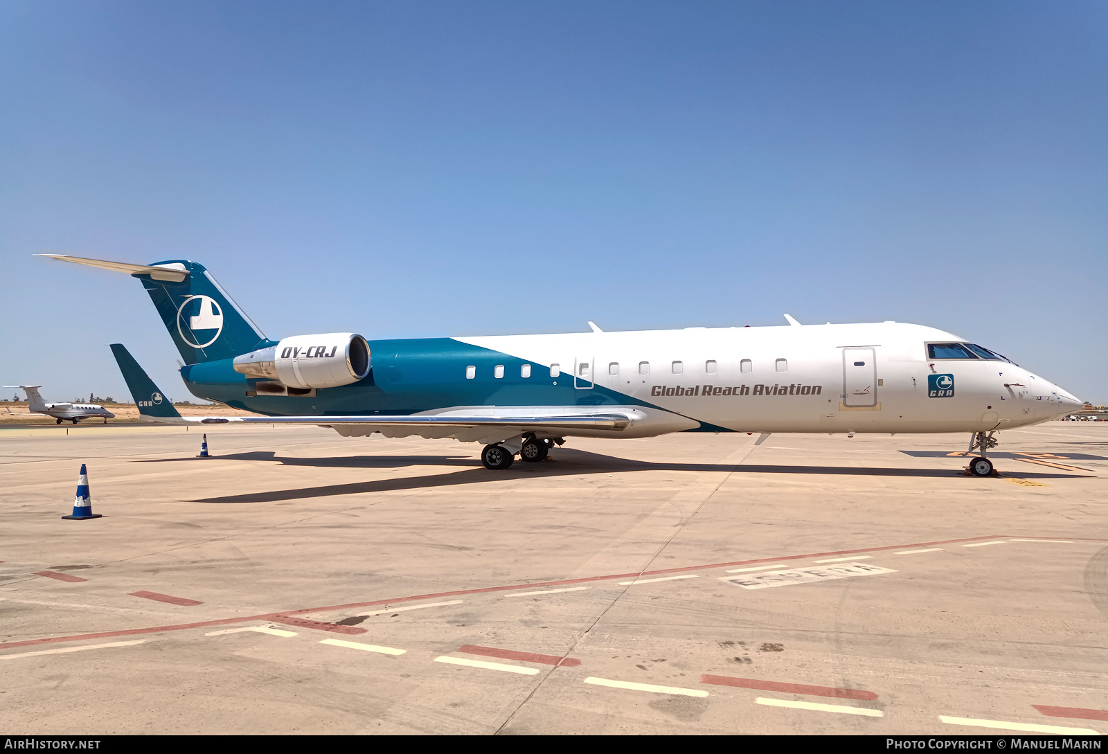 Aircraft Photo of OY-CRJ | Bombardier CRJ-200LR (CL-600-2B19) | Global Reach Aviation - GRA | AirHistory.net #716133
