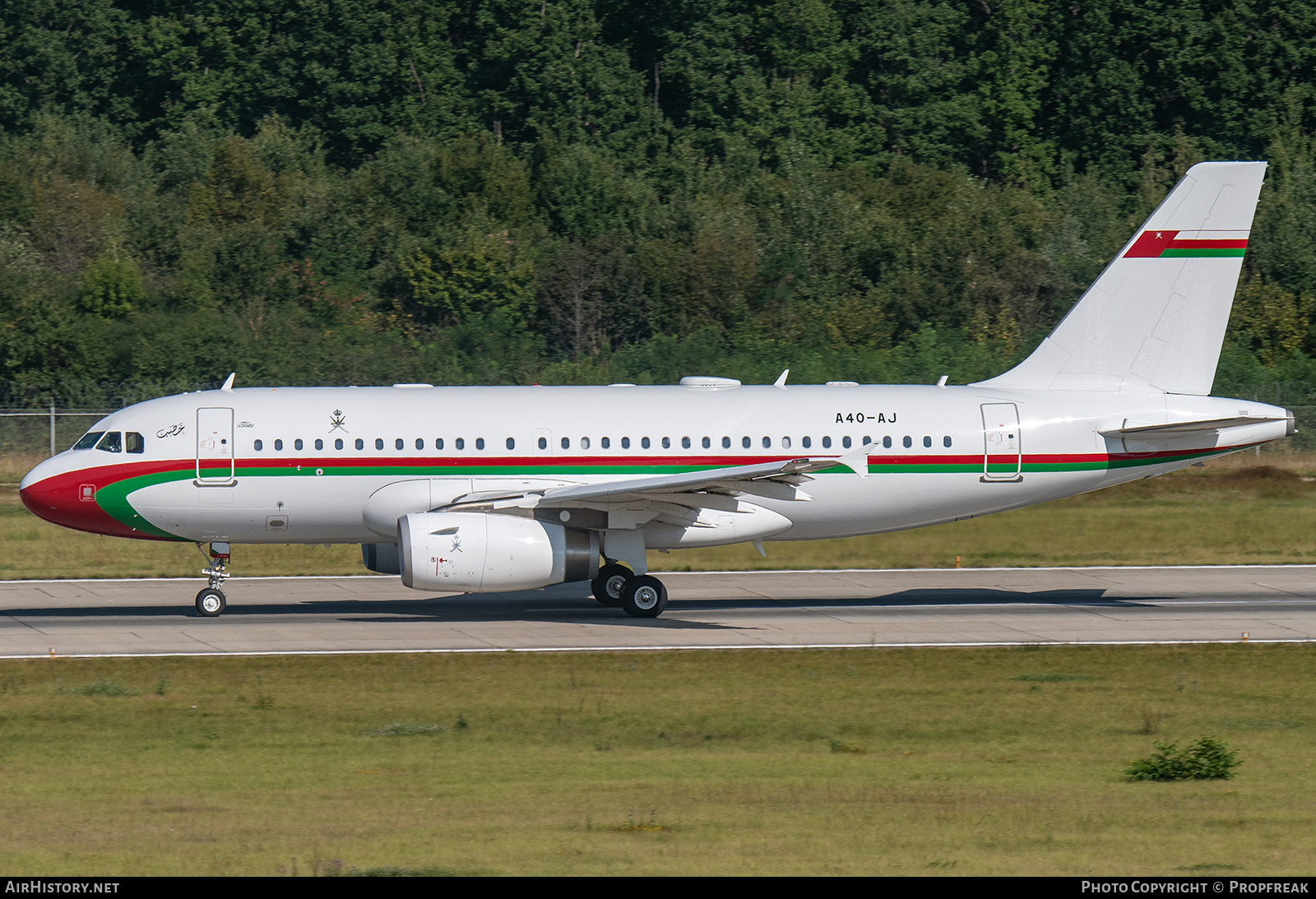 Aircraft Photo of A4O-AJ | Airbus ACJ319 (A319-115/CJ) | Oman Government | AirHistory.net #716163