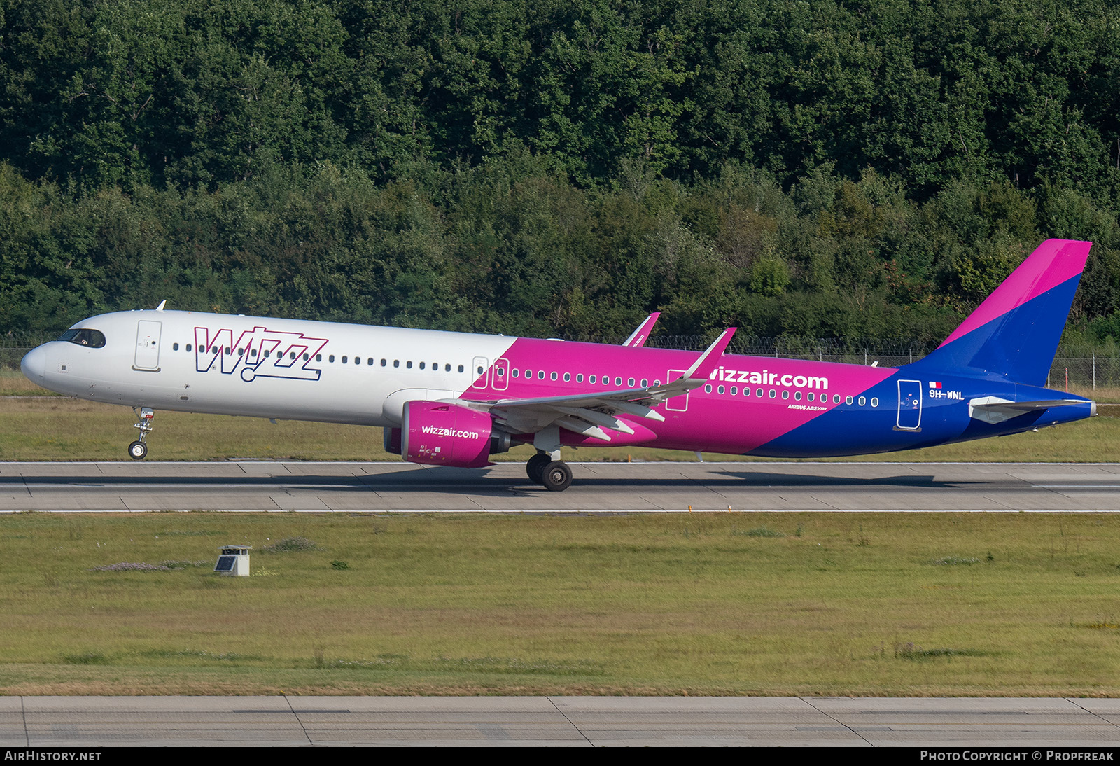 Aircraft Photo of 9H-WNL | Airbus A321-271NX | Wizz Air | AirHistory.net #716169