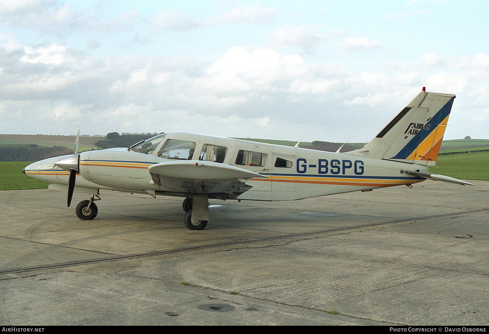 Aircraft Photo of G-BSPG | Piper PA-34-200T Seneca II | Abbas Air | AirHistory.net #716184
