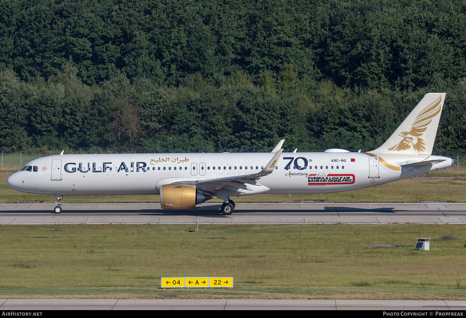 Aircraft Photo of A9C-NG | Airbus A321-253NX | Gulf Air | AirHistory.net #716190