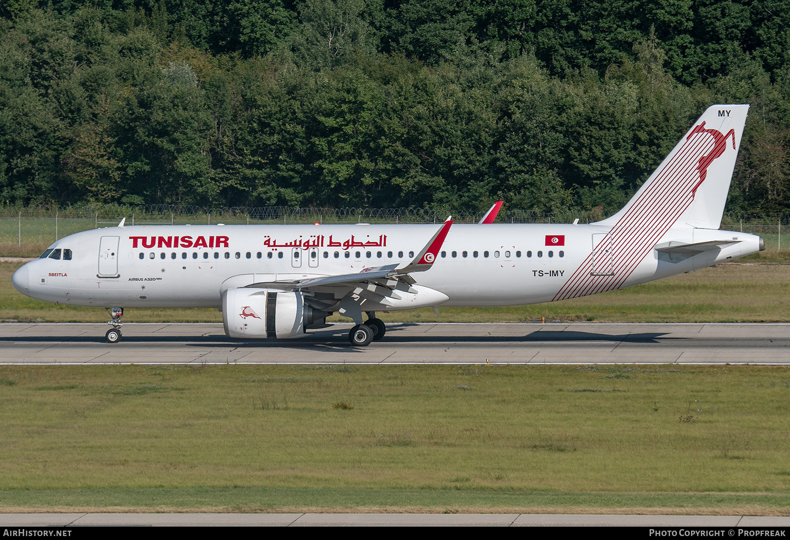 Aircraft Photo of TS-IMY | Airbus A320-251N | Tunisair | AirHistory.net #716201