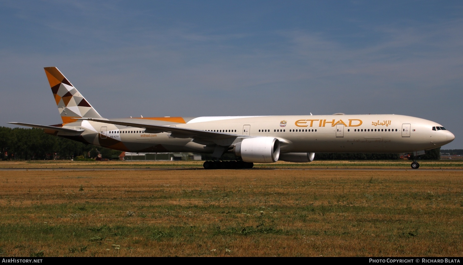 Aircraft Photo of A6-ETF | Boeing 777-3FX/ER | Etihad Airways | AirHistory.net #716212