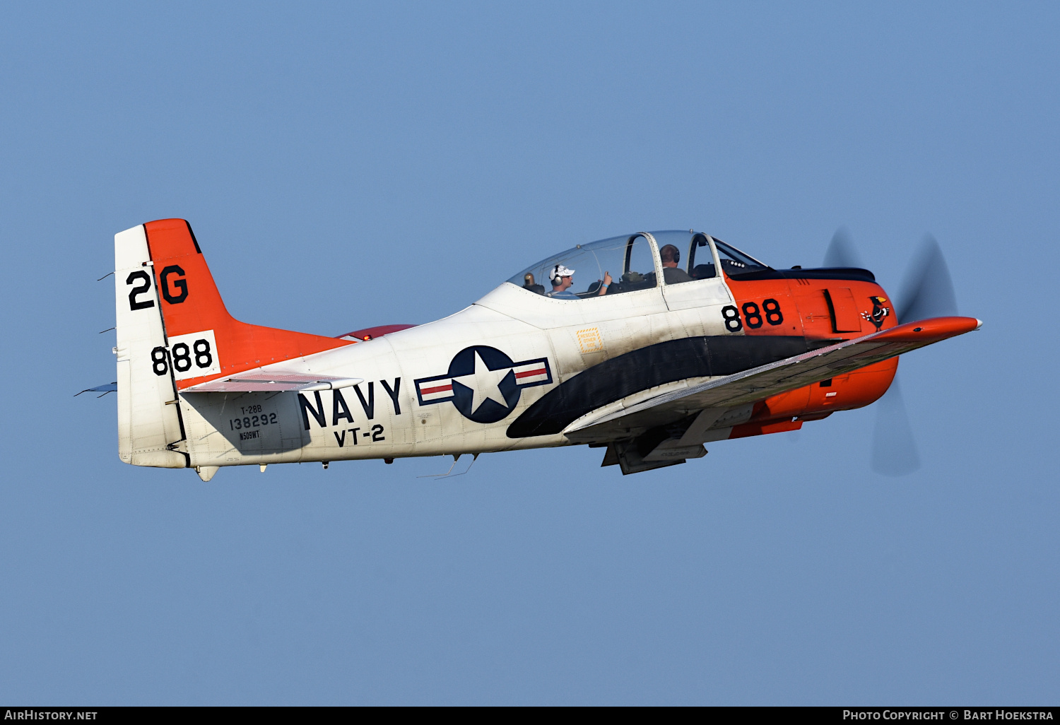 Aircraft Photo of N509WT / 138292 | North American T-28B Trojan | USA - Navy | AirHistory.net #716252