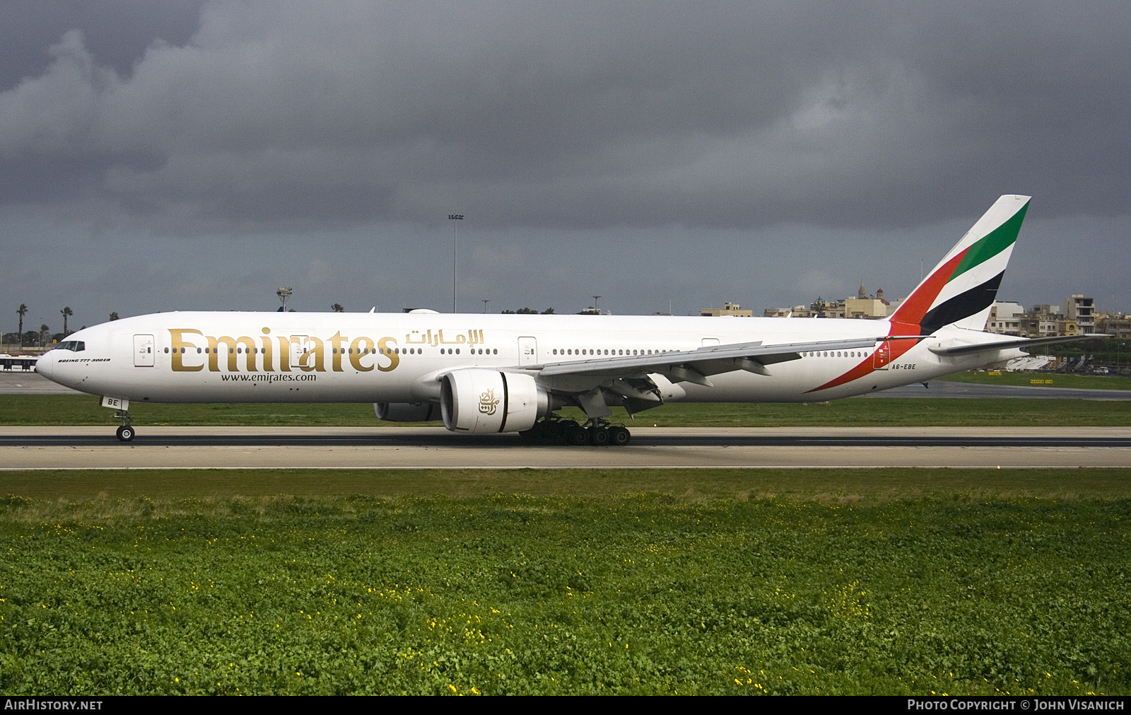 Aircraft Photo of A6-EBE | Boeing 777-36N/ER | Emirates | AirHistory.net #716265