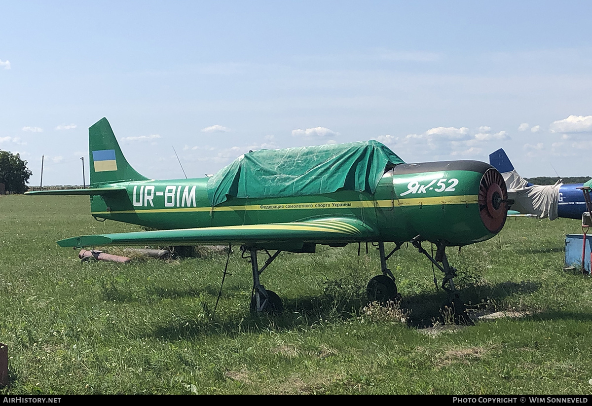 Aircraft Photo of UR-BIM | Yakovlev Yak-52 | AirHistory.net #716279