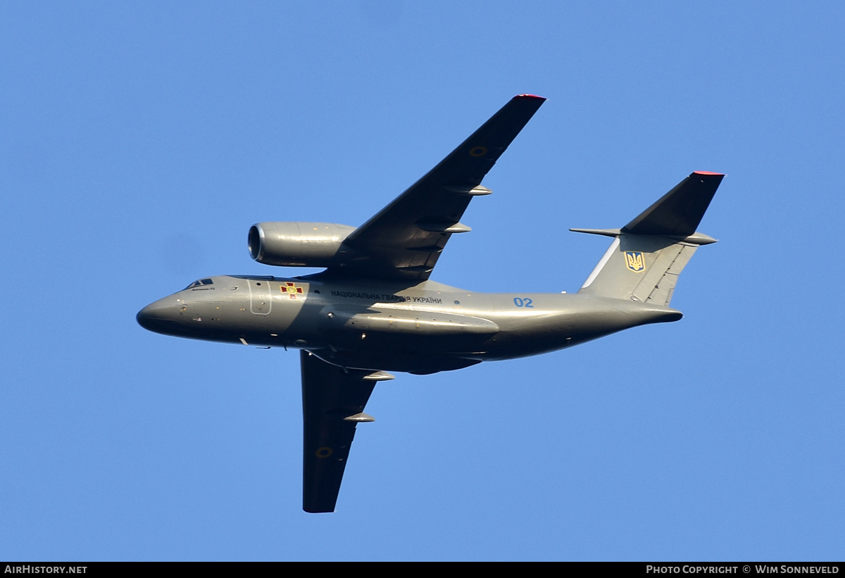 Aircraft Photo of 02 blue | Antonov An-72V | Ukraine - National Guard | AirHistory.net #716291