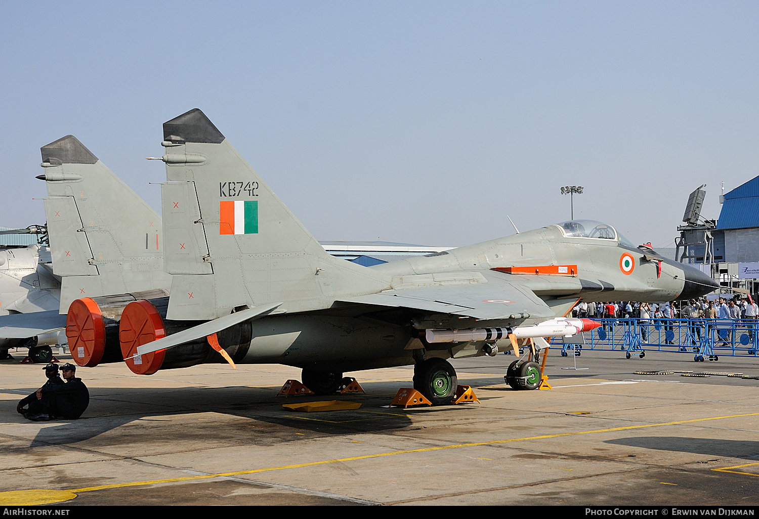 Aircraft Photo of KB742 | Mikoyan-Gurevich MiG-29B (9-12B) | India - Air Force | AirHistory.net #716306