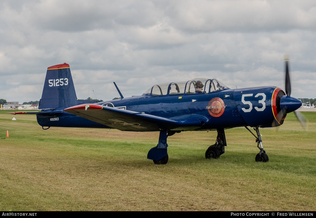 Aircraft Photo of N92863 / 51253 | Nanchang CJ-6A | USA - Air Force | AirHistory.net #716368