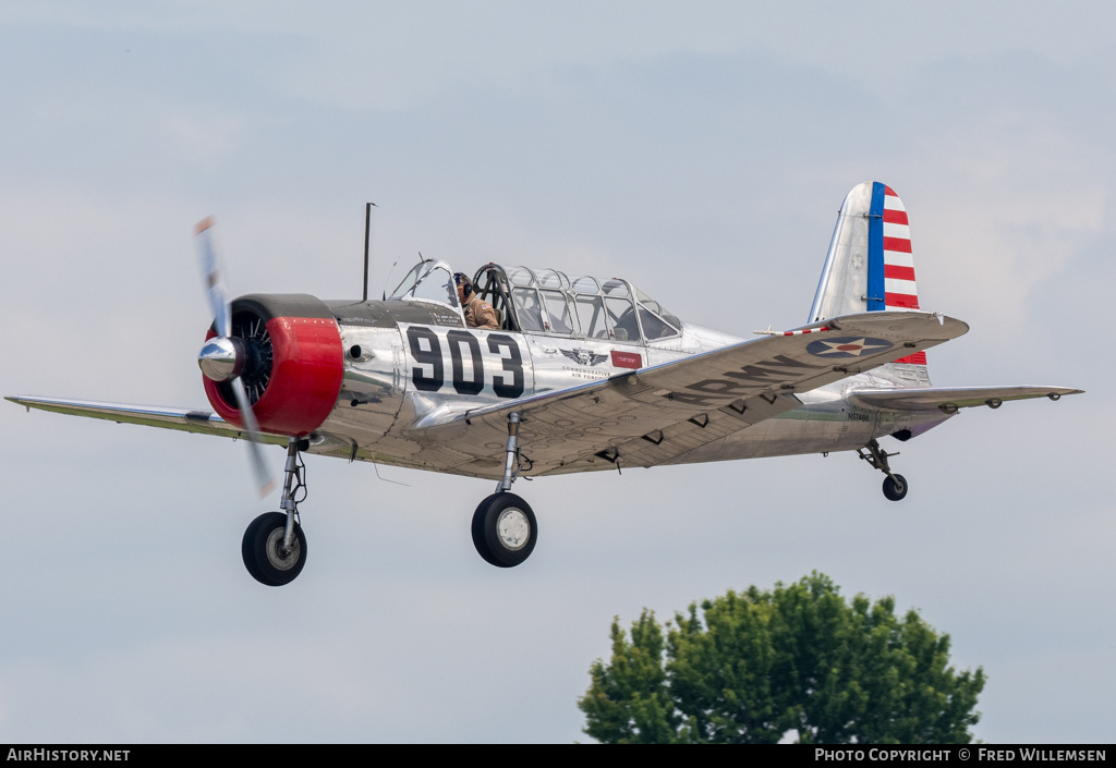Aircraft Photo of N57486 / 41-21826 | Vultee BT-13A Valiant | USA - Army | AirHistory.net #716384