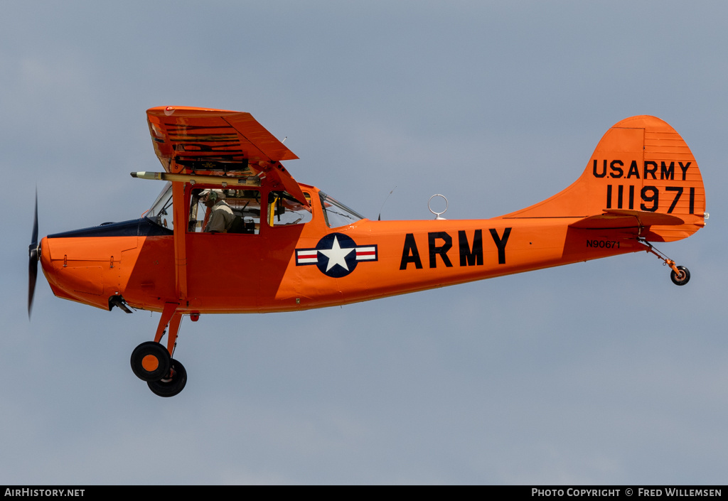 Aircraft Photo of N90671 / 111971 | Cessna O-1A Bird Dog | USA - Army | AirHistory.net #716385