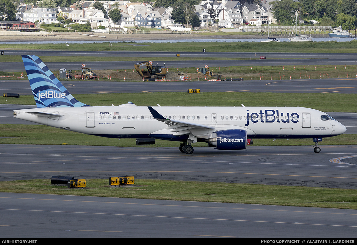 Aircraft Photo of N3077J | Airbus A220-371 (BD-500-1A11) | JetBlue Airways | AirHistory.net #716409