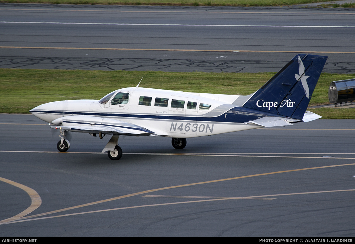 Aircraft Photo of N4630N | Cessna 402C | Cape Air | AirHistory.net #716411