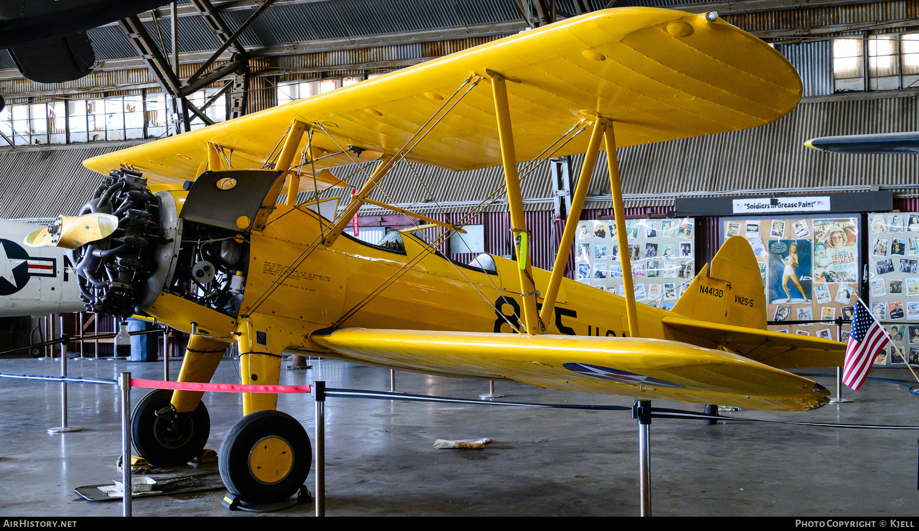 Aircraft Photo of N4413D / 825 | Boeing PT-13D Kaydet (E75) | AirHistory.net #716412