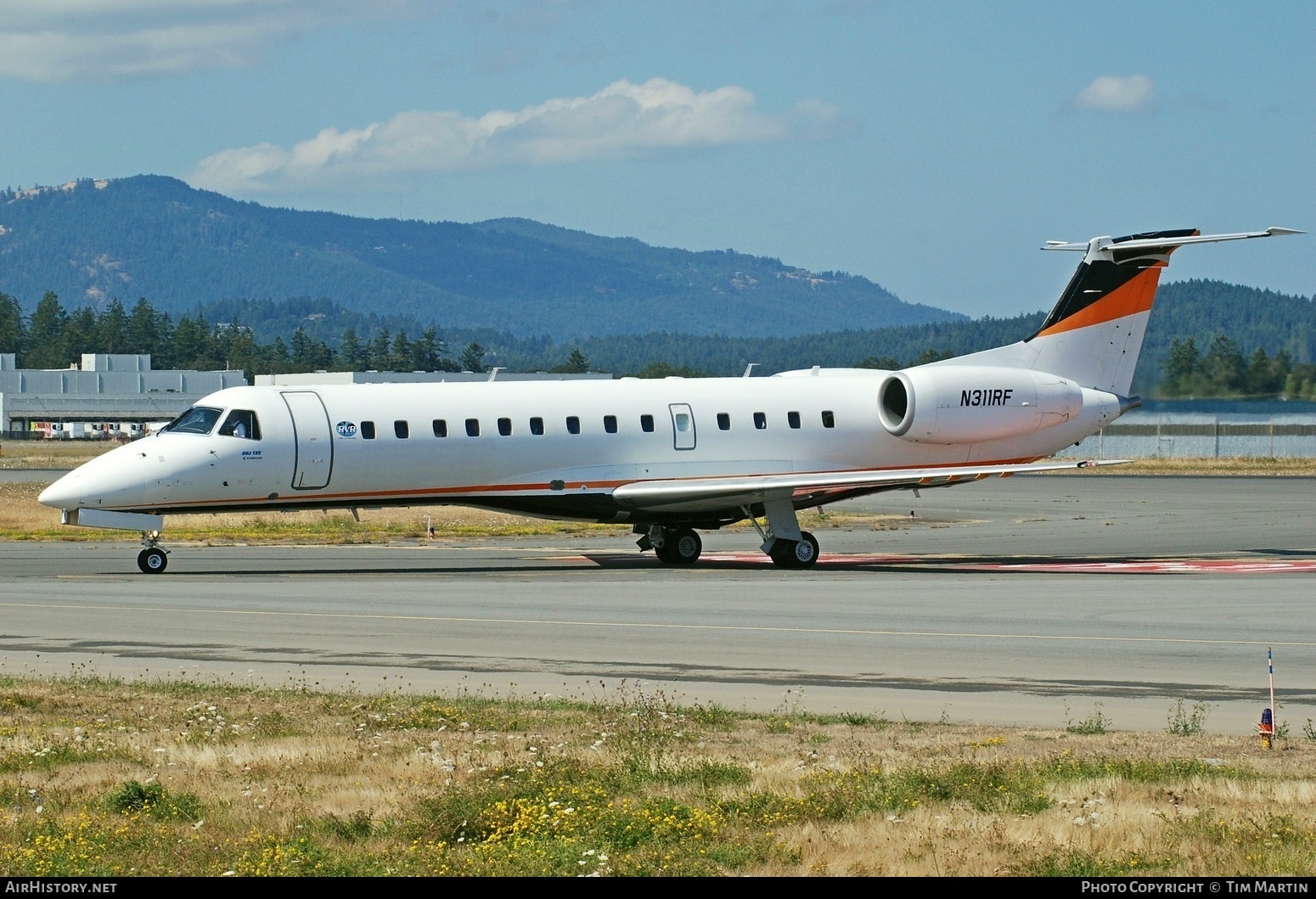 Aircraft Photo of N311RF | Embraer ERJ-135LR (EMB-135LR) | RVR Air Charter | AirHistory.net #716436