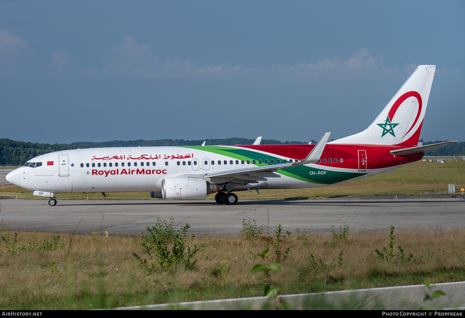 Aircraft Photo of CN-ROP | Boeing 737-8B6 | Royal Air Maroc - RAM | AirHistory.net #716449