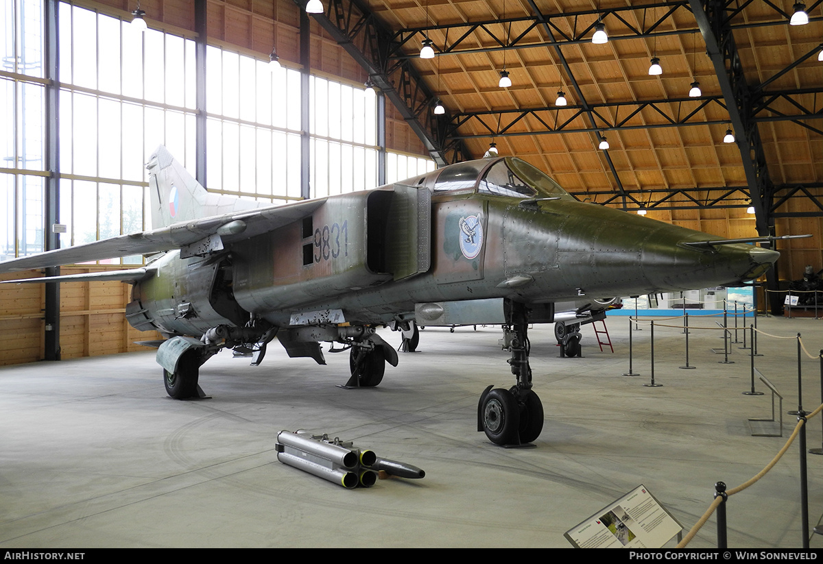 Aircraft Photo of 9831 | Mikoyan-Gurevich MiG-23BN | Czechoslovakia - Air Force | AirHistory.net #716481