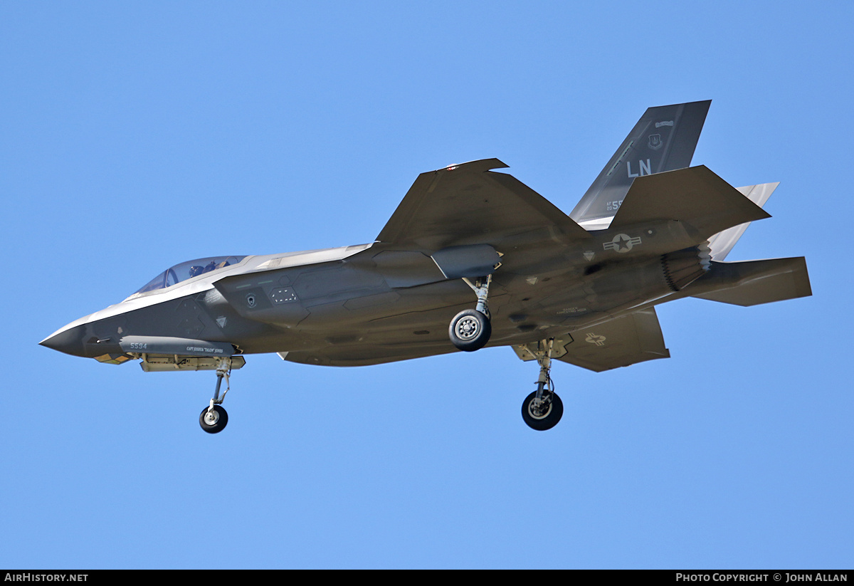 Aircraft Photo of 20-5594 | Lockheed Martin F-35A Lightning II | USA - Air Force | AirHistory.net #716623