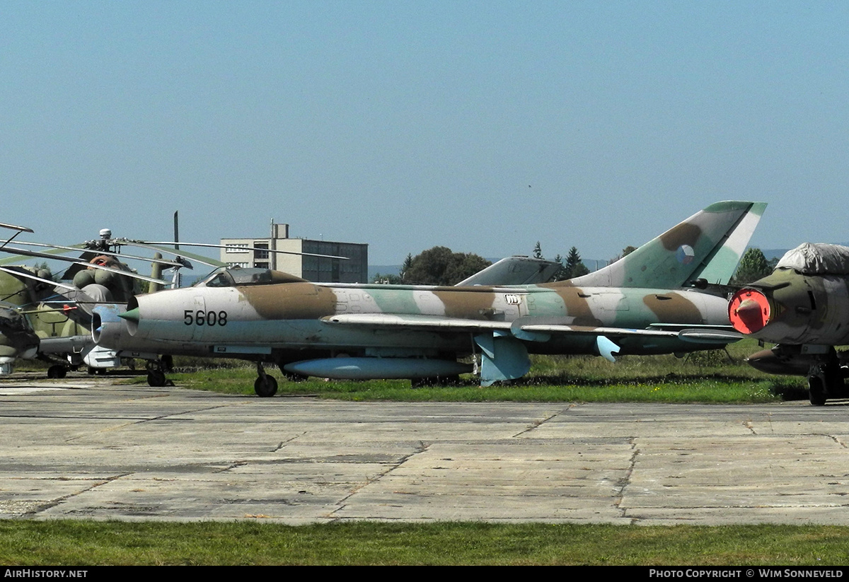 Aircraft Photo of 5608 | Sukhoi Su-7BM | Czechoslovakia - Air Force | AirHistory.net #716633