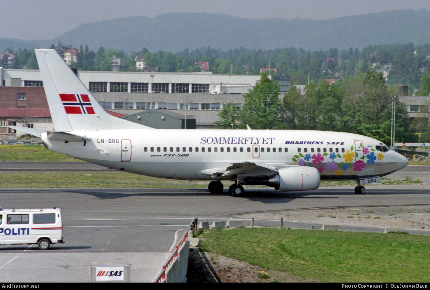 Aircraft Photo of LN-BRD | Boeing 737-505 | Braathens SAFE | AirHistory.net #716637