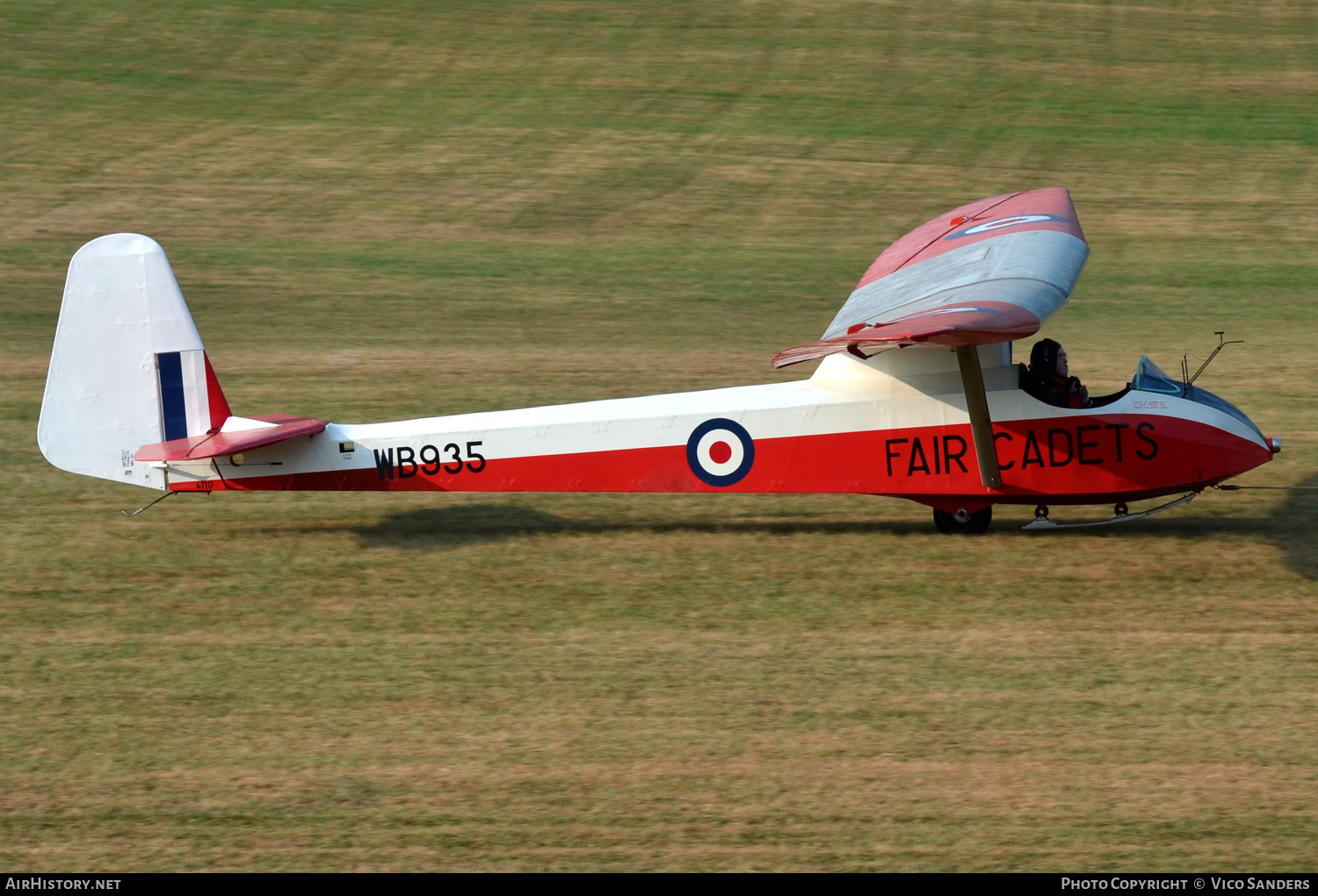 Aircraft Photo of BGA4110 / 4110 / WB935 | Slingsby Sedbergh TX1 (T-21B) | UK - Air Force | AirHistory.net #716649