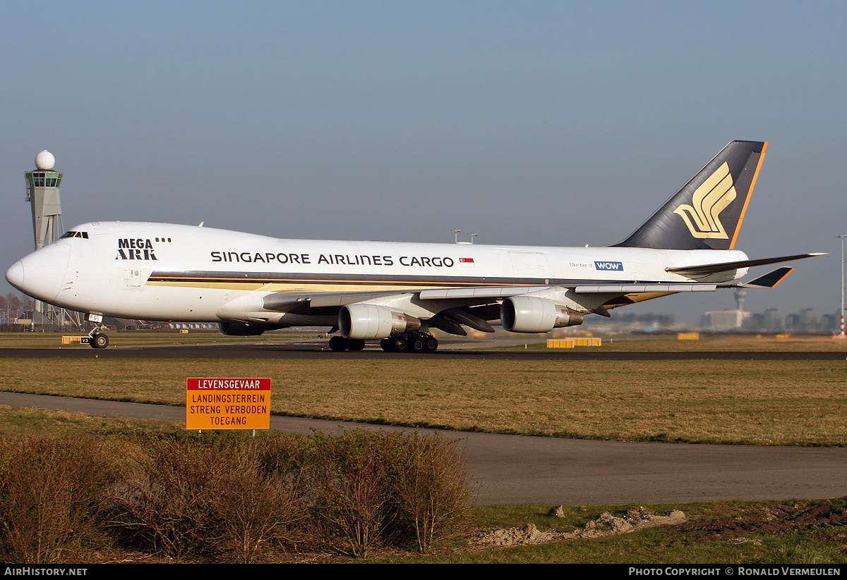 Aircraft Photo of 9V-SFG | Boeing 747-412F/SCD | Singapore Airlines Cargo | AirHistory.net #716673