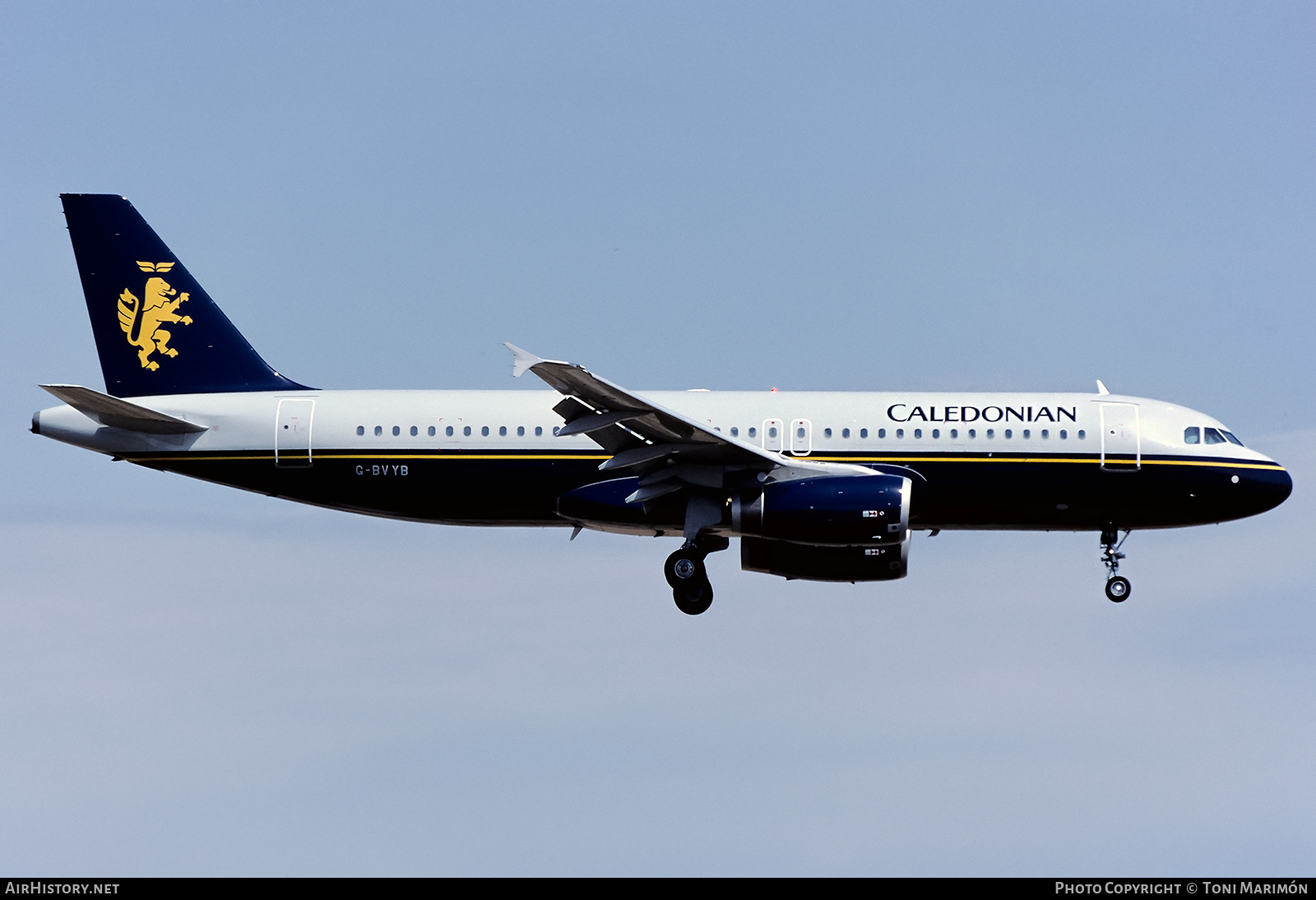 Aircraft Photo of G-BVYB | Airbus A320-231 | Caledonian Airways | AirHistory.net #716732