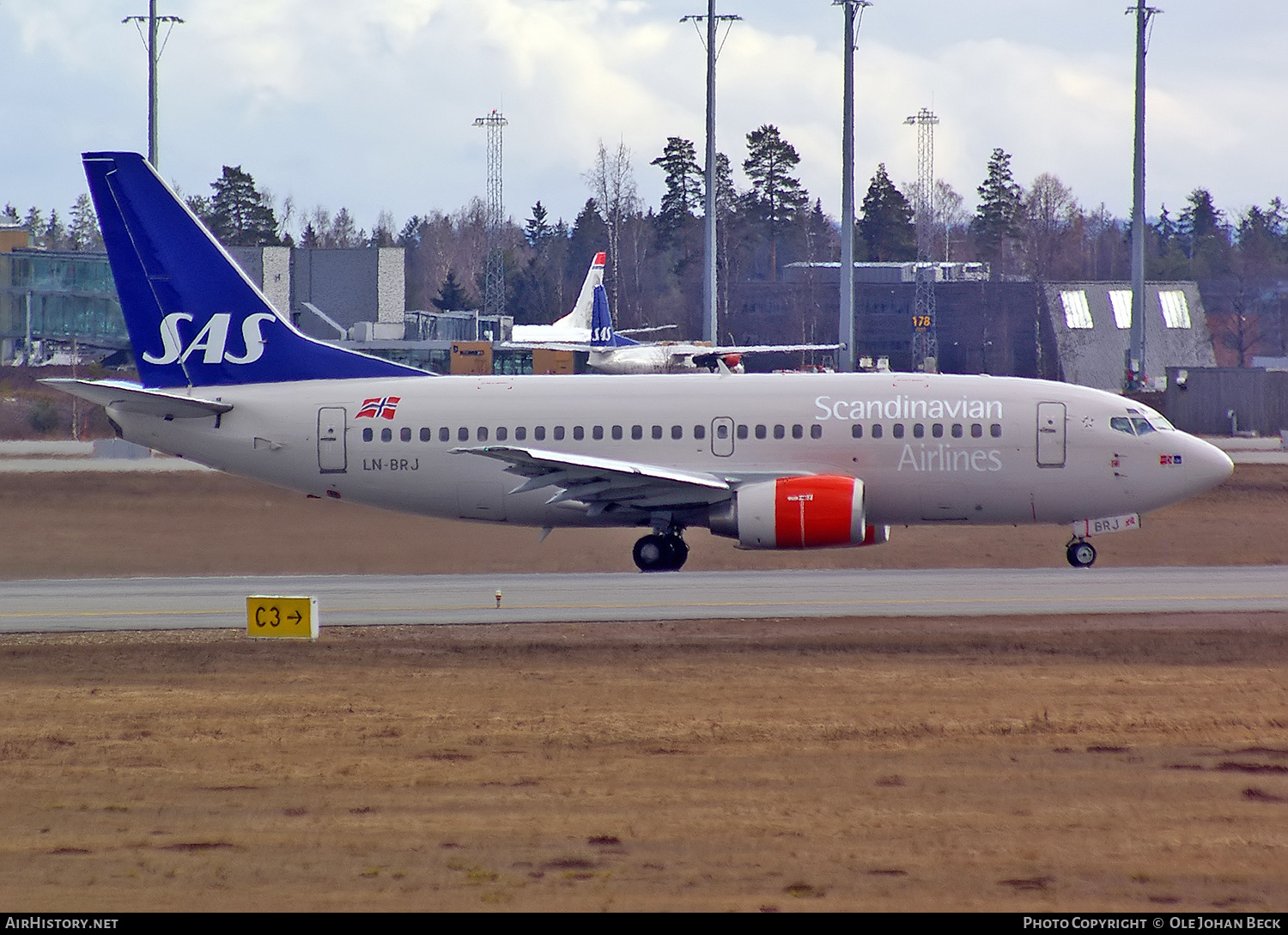 Aircraft Photo of LN-BRJ | Boeing 737-505 | Scandinavian Airlines - SAS | AirHistory.net #716741
