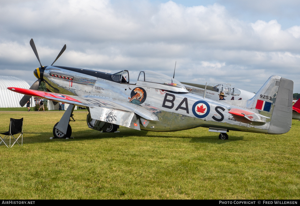 Aircraft Photo of N951HB / NL951HB / 9253 | North American P-51D Mustang | Canada - Air Force | AirHistory.net #716792