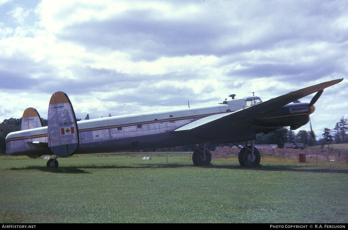 Aircraft Photo of G-BCOH | Avro 683 Lancaster Mk10AR | AirHistory.net #716813