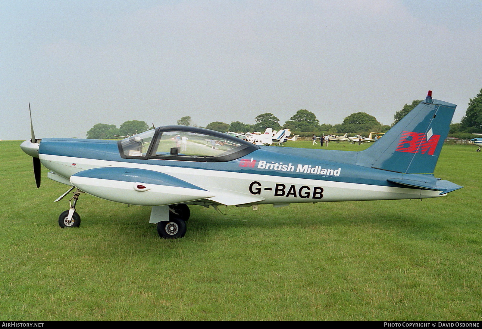 Aircraft Photo of G-BAGB | SIAI-Marchetti SF-260 | British Midland Airways - BMA | AirHistory.net #716892