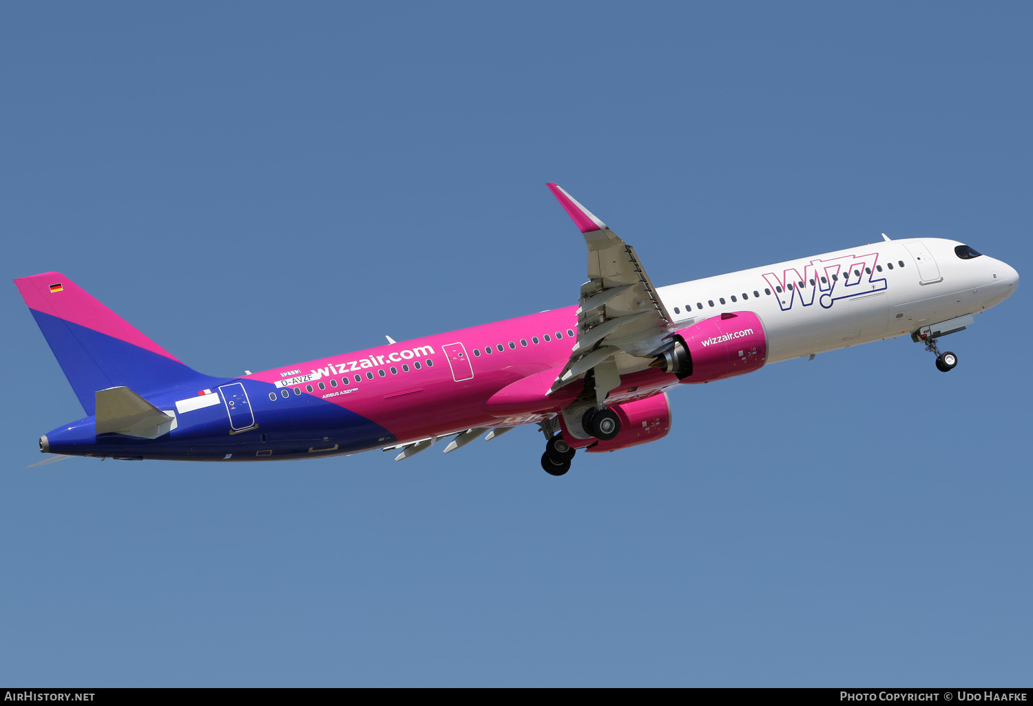 Aircraft Photo of D-AVZF / 9H-WNP | Airbus A321-271NX | Wizz Air | AirHistory.net #716973